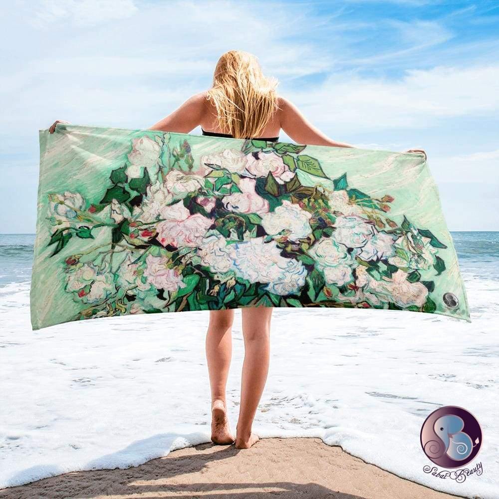 Roses Towel (US) - Towels - Sabai Beauty