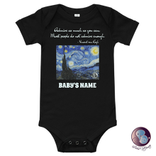 Load image into Gallery viewer, Starry Night CUSTOM 3-24mo Onesie (US/EU) - Mini-Me (Baby to Toddler) - Sabai Beauty
