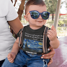 Load image into Gallery viewer, Starry Night CUSTOM 6-24mo Baby T-Shirt (US/EU) - Mini-Me (Baby to Toddler) - Sabai Beauty
