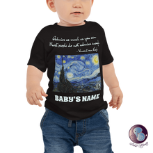 Load image into Gallery viewer, Starry Night CUSTOM 6-24mo Baby T-Shirt (US/EU) - Mini-Me (Baby to Toddler) - Sabai Beauty
