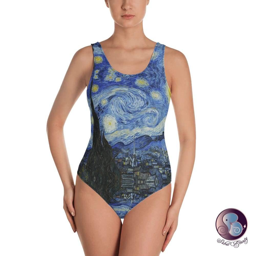 Starry Night One-Piece Swimsuit (US/EU) - Swimsuits - Sabai Beauty