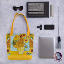 Load image into Gallery viewer, Sunflowers Tote bag (US/EU) - Bags - Sabai Beauty
