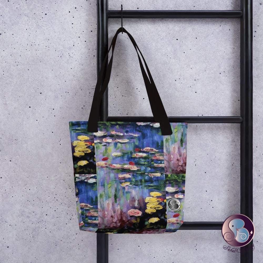 Water Lilies Tote bag (US/EU) - Bags - Sabai Beauty