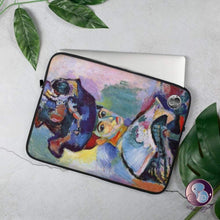 Load image into Gallery viewer, Woman With Hat Laptop Sleeve 13/15in (US/EU) - Laptop Sleeve - Sabai Beauty
