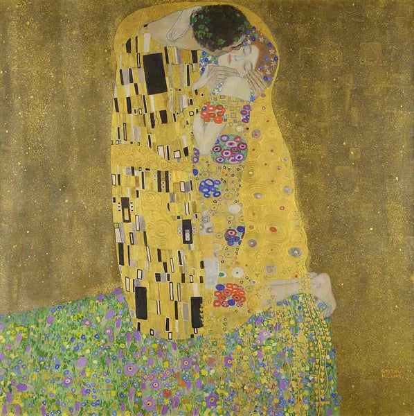 Gustav Klimt's Der Kuss (The Kiss)