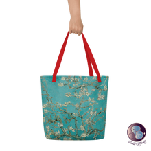 Load image into Gallery viewer, Almond Blossoms Beach Bag (US/EU) - Bags - Sabai Beauty
