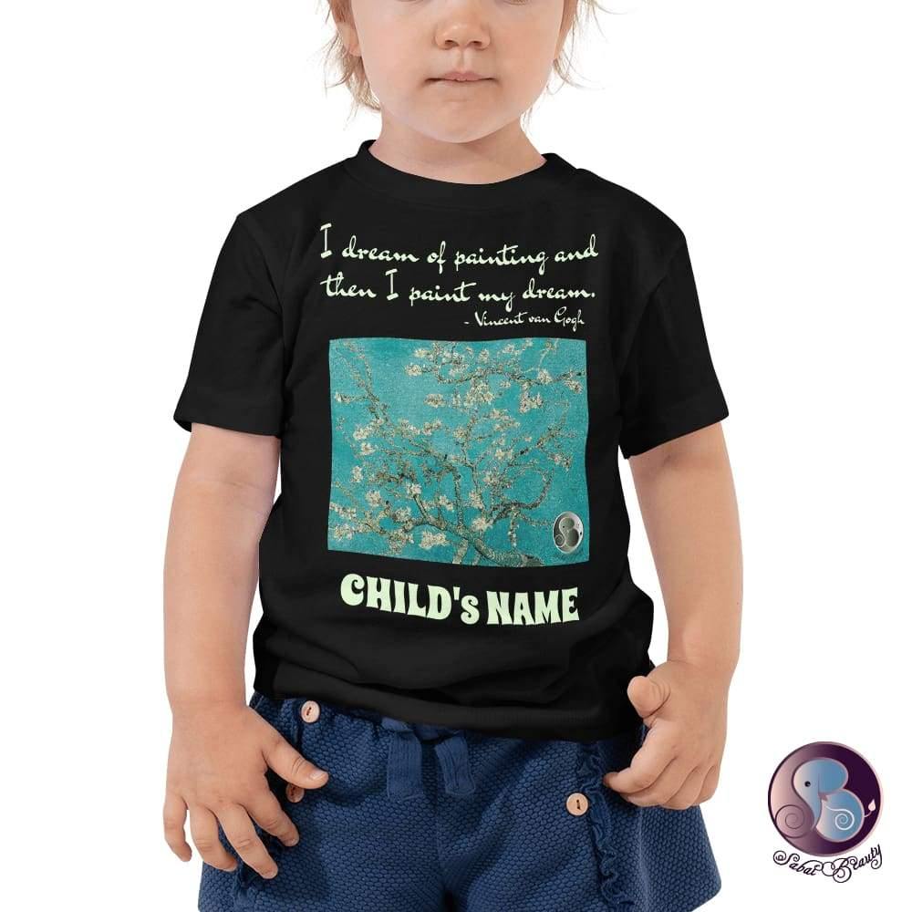 Almond Blossoms CUSTOM 2-5yo Toddler T-Shirt (US/EU) - Mini-Me (Baby to Toddler) - Sabai Beauty