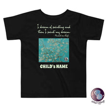 Load image into Gallery viewer, Almond Blossoms CUSTOM 2-5yo Toddler T-Shirt (US/EU) - Mini-Me (Baby to Toddler) - Sabai Beauty
