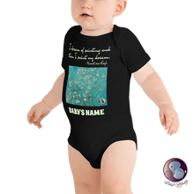 Load image into Gallery viewer, Almond Blossoms CUSTOM 3-24mo Onesie (US/EU) - Mini-Me (Baby to Toddler) - Sabai Beauty
