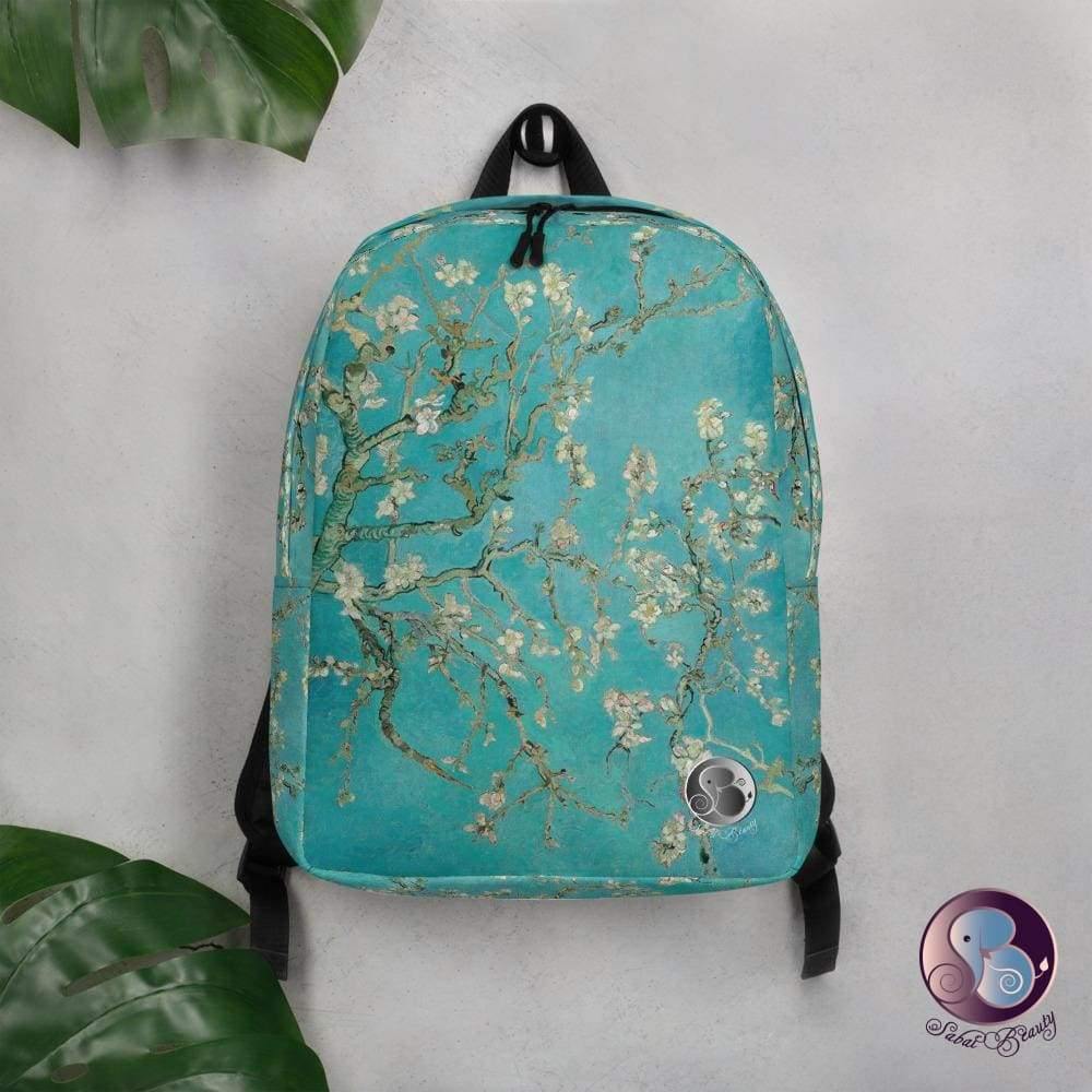 Almond Blossoms Laptop Backpack (EU) - Bags - Sabai Beauty