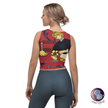 Load image into Gallery viewer, Harmony In Red Crop Top (US/EU) - Tops - Sabai Beauty
