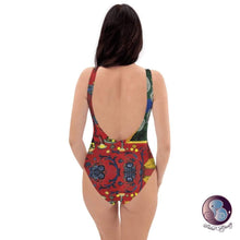 Load image into Gallery viewer, Harmony in Red One-Piece Swimsuit (US/EU) - Swimsuits - Sabai Beauty

