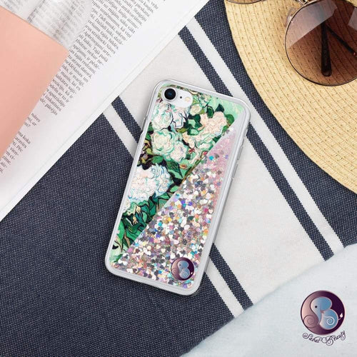Roses Liquid Glitter iPhone Case (US/EU) - Phone Accessories - Sabai Beauty