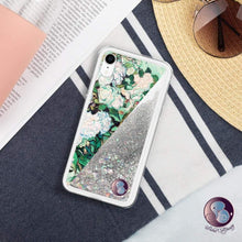 Load image into Gallery viewer, Roses Liquid Glitter iPhone Case (US/EU) - Phone Accessories - Sabai Beauty
