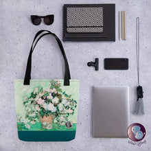 Load image into Gallery viewer, Roses Tote bag (US/EU) - Bags - Sabai Beauty
