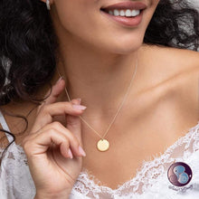 Load image into Gallery viewer, Sabai Beauty Silver Disc Necklace - Essentials (US/EU) - Jewelry - Sabai Beauty
