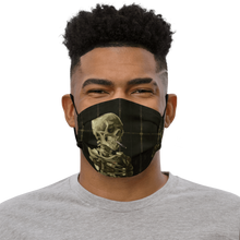 Load image into Gallery viewer, Skull of a Skeleton with Burning Cigarette Face Mask (EU) - Dark Souls Collection - Face Mask - Sabai Beauty

