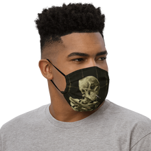 Load image into Gallery viewer, Skull of a Skeleton with Burning Cigarette Face Mask (EU) - Dark Souls Collection - Face Mask - Sabai Beauty
