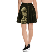 Load image into Gallery viewer, Skull of a Skeleton with Burning Cigarette Skater Skirt (US/EU) - Dark Souls Collection - Bottoms - Sabai Beauty
