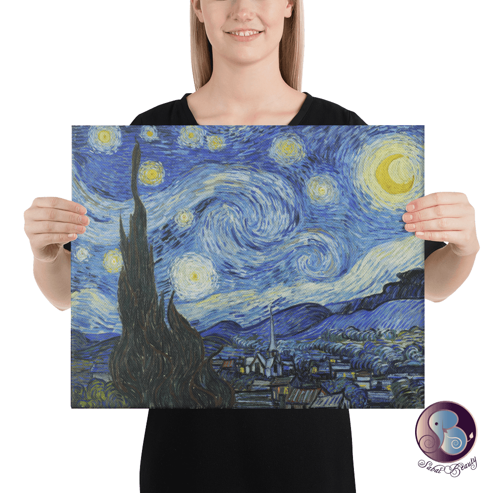 Starry Night Canvas 16x20in (US/EU/AU) - Paintings - Sabai Beauty