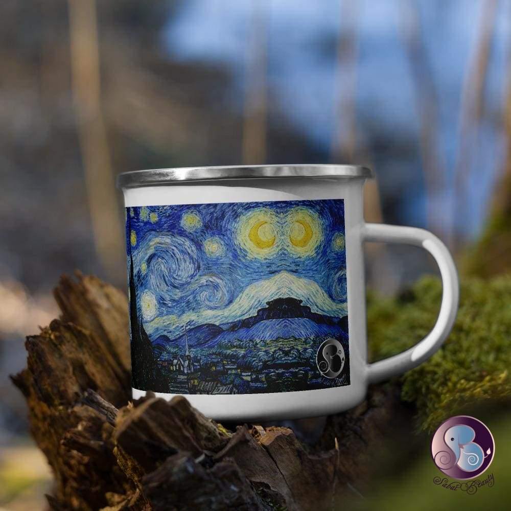 Starry Night Enamel Mug (US/EU) - Mugs - Sabai Beauty