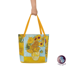 Load image into Gallery viewer, Sunflowers Beach Bag (US/EU) - Bags - Sabai Beauty
