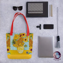 Load image into Gallery viewer, Sunflowers Tote bag (US/EU) - Bags - Sabai Beauty
