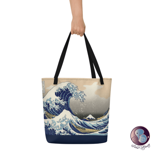 The Great Wave Beach Bag (US/EU) - Bags - Sabai Beauty