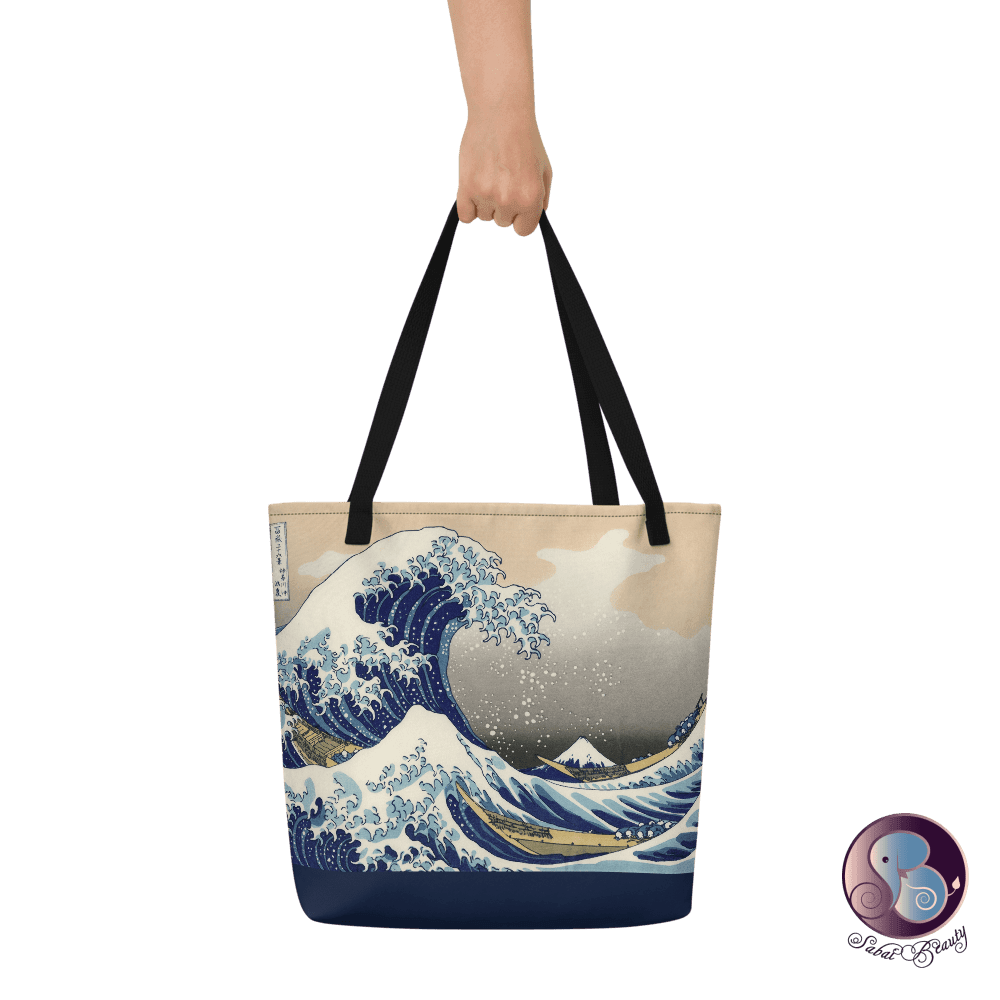 The Great Wave Beach Bag (US/EU) - Bags - Sabai Beauty