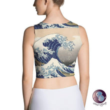 Load image into Gallery viewer, The Great Wave Crop Top (US/EU) - Tops - Sabai Beauty
