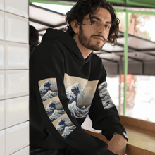 Load image into Gallery viewer, The Great Wave Fleece Hoodie American Apparel Collab (US/EU) - Tops - Sabai Beauty
