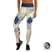 Load image into Gallery viewer, The Great Wave HW Leggings (US/EU) - Bottoms - Sabai Beauty
