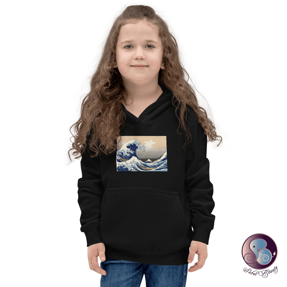 The Great Wave Kid's Hoodie (US) - Mini-Me (Baby to Toddler) - Sabai Beauty