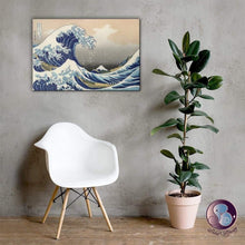 Load image into Gallery viewer, The Great Wave Off Kanagawa Canvas 24x36in (US/EU/AU) - Paintings - Sabai Beauty
