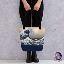 Load image into Gallery viewer, The Great Wave Tote bag (US/EU) - Bags - Sabai Beauty
