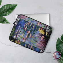 Load image into Gallery viewer, Water Lilies Laptop Sleeve 13/15in (US/EU) - Laptop Sleeve - Sabai Beauty
