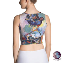 Load image into Gallery viewer, Woman with Hat Crop Top (US/EU) - Tops - Sabai Beauty
